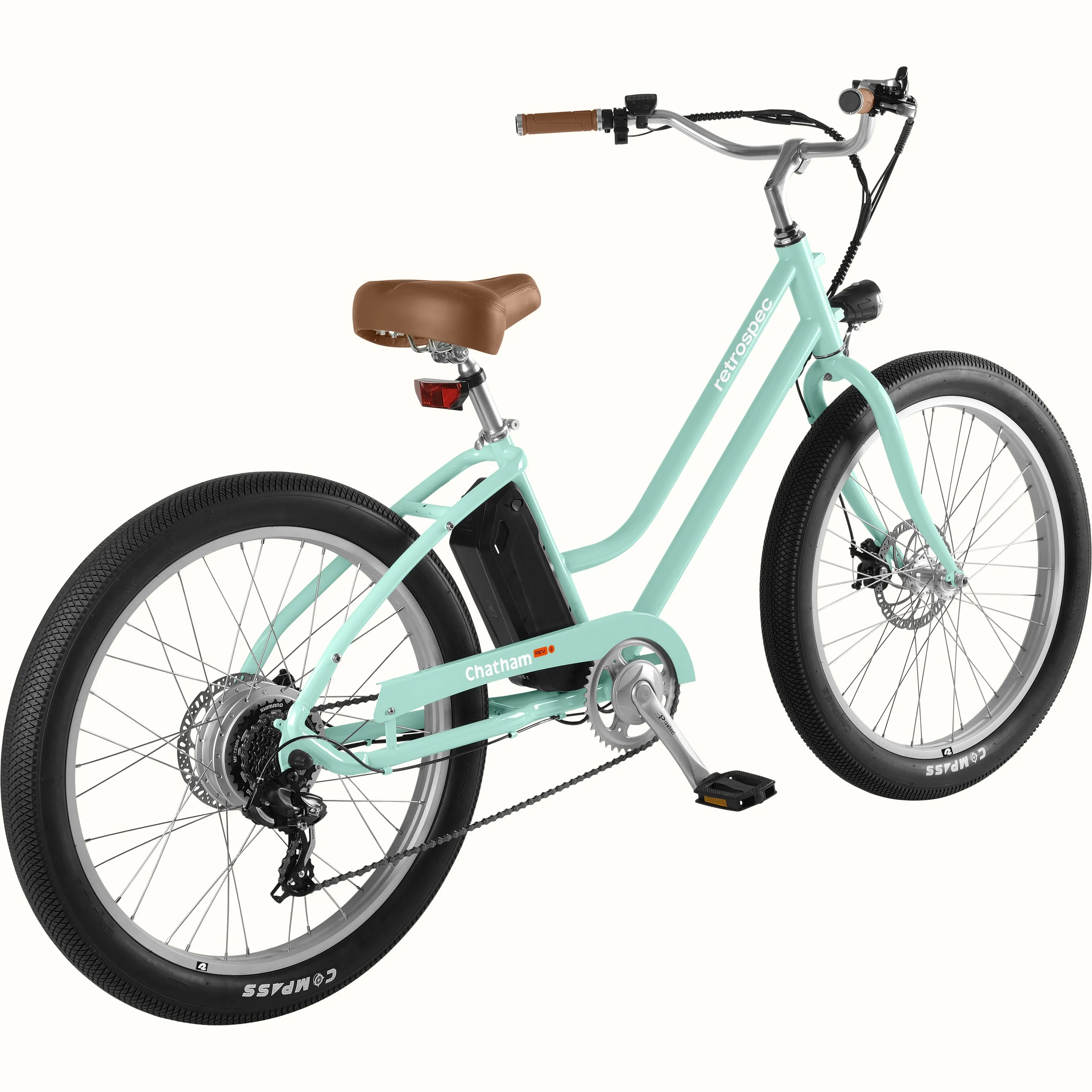 Chatham Rev 2 Beach Cruiser Electric Bike - Step Through