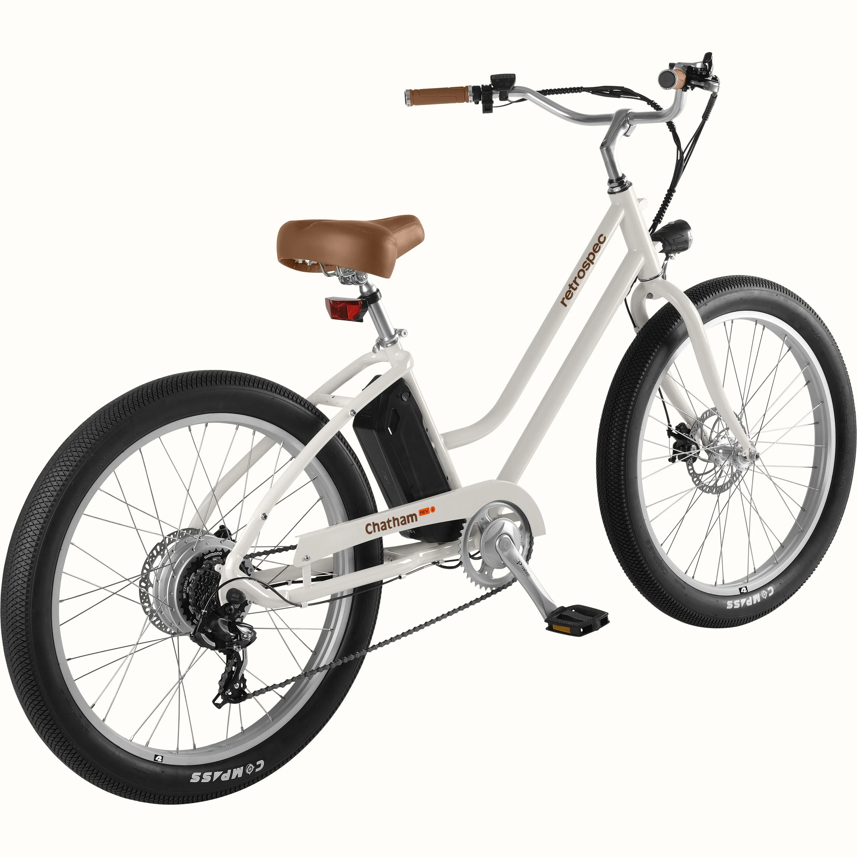 Chatham Rev 2 Beach Cruiser Electric Bike - Step Through