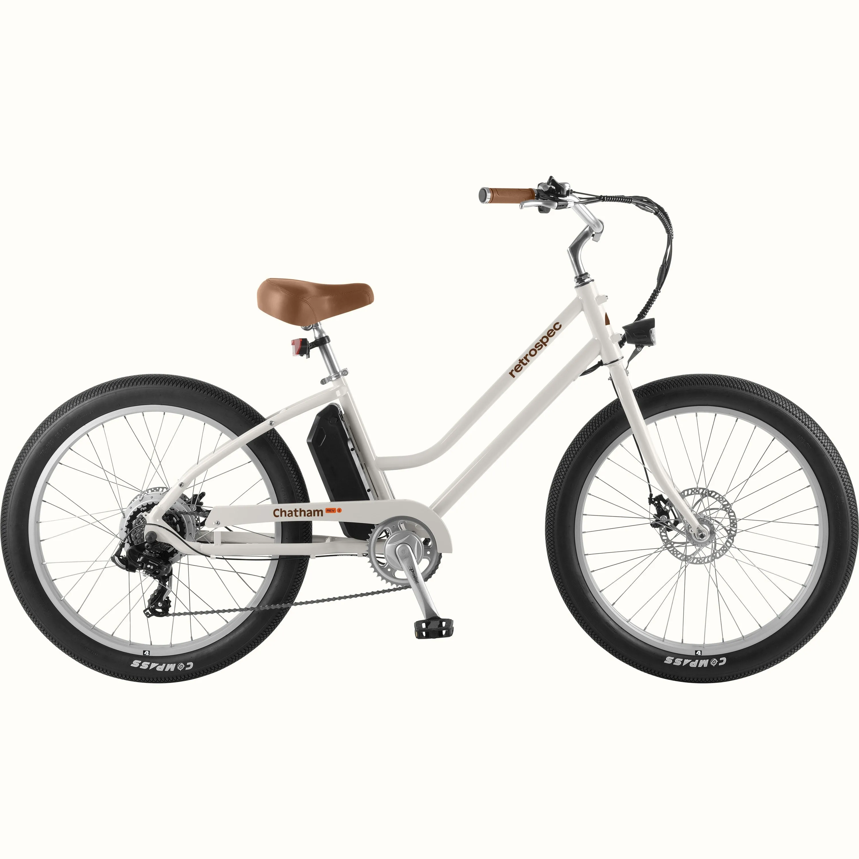 Chatham Rev 2 Beach Cruiser Electric Bike - Step Through