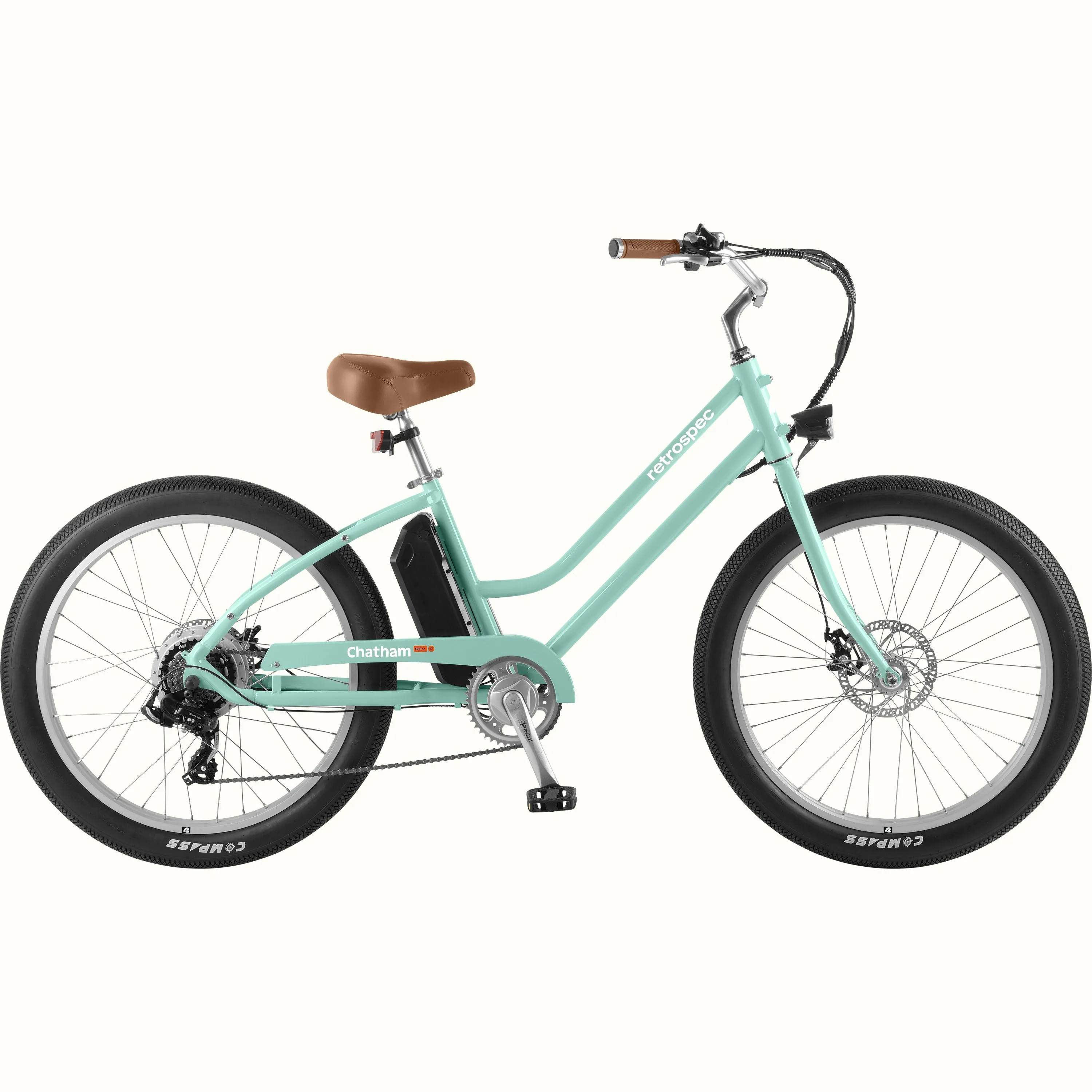 Chatham Rev 2 Beach Cruiser Electric Bike - Step Through