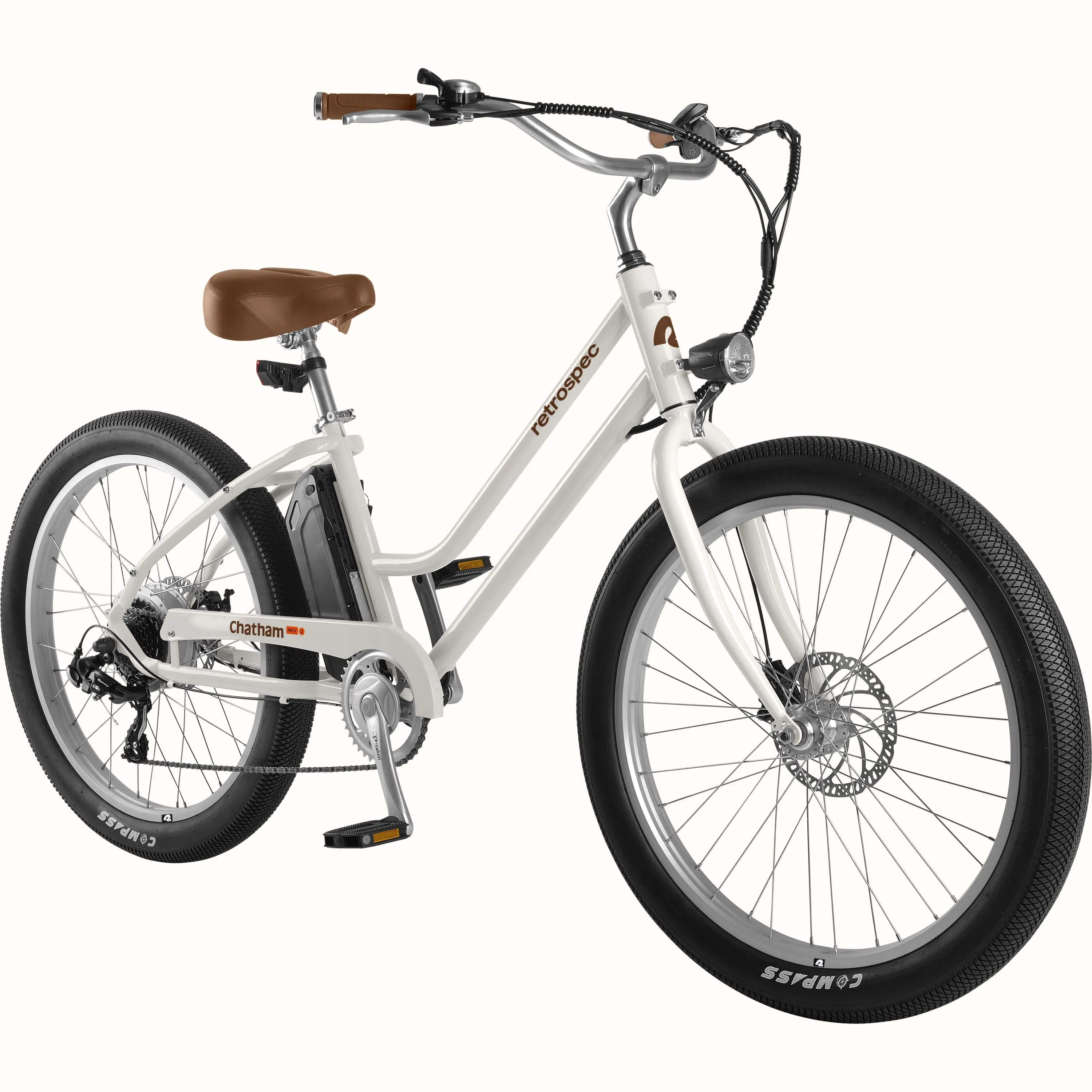 Chatham Rev 2 Beach Cruiser Electric Bike - Step Through