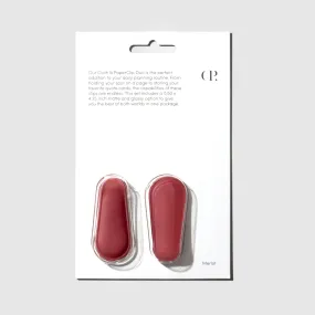Cloth & PaperClip Duo | Merlot