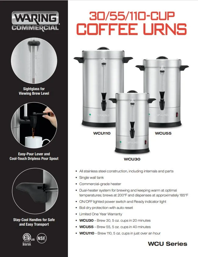 Coffee Percolator 110 Cup S/S
