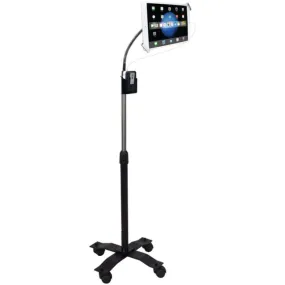 CTA Digital PAD-SCGS Compact Security Gooseneck Floor Stand with Lock & Key Security System for iPad/Tablet