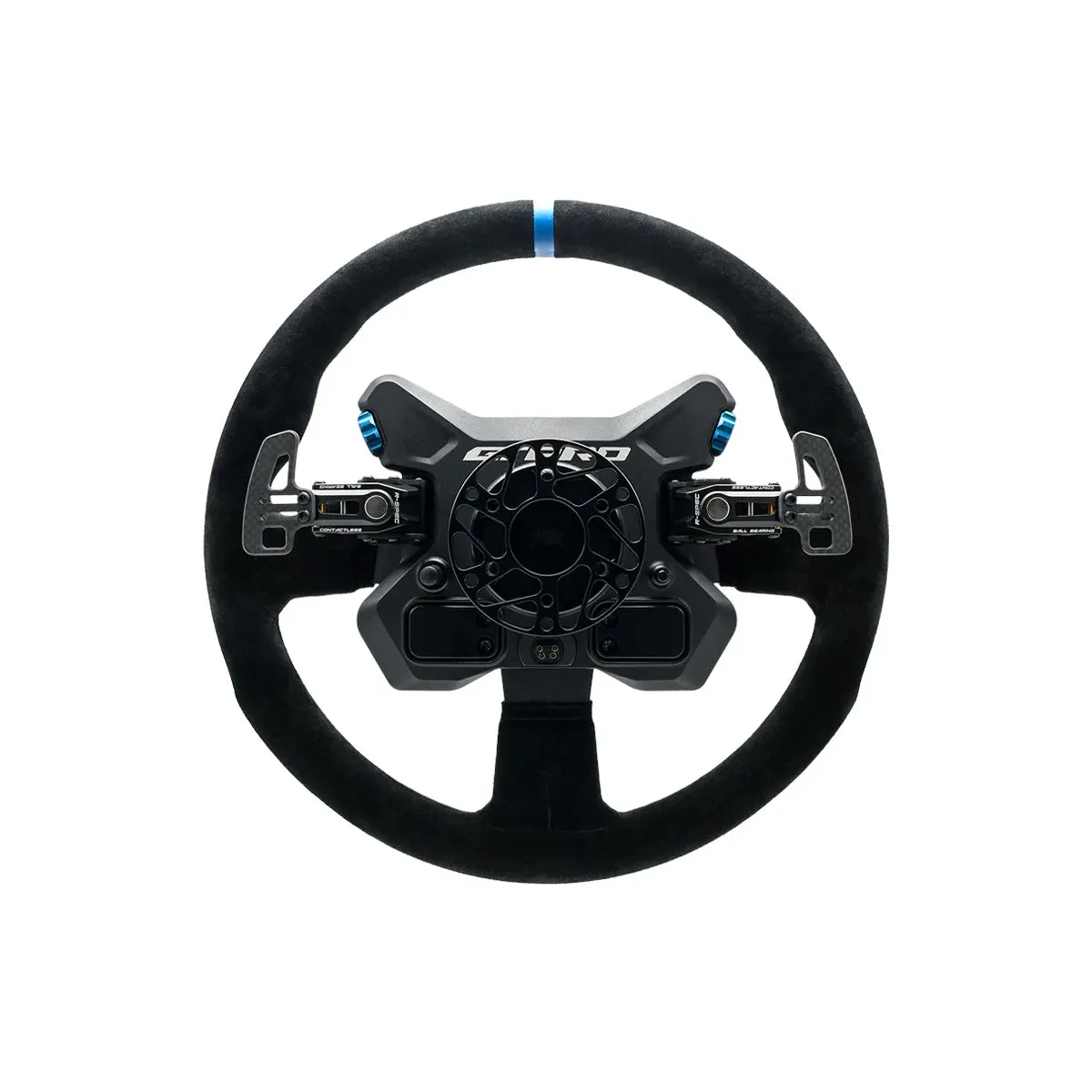 Cube Controls - GT PRO V2 – Reparto Corse Round Suede 2 paddles - Black
