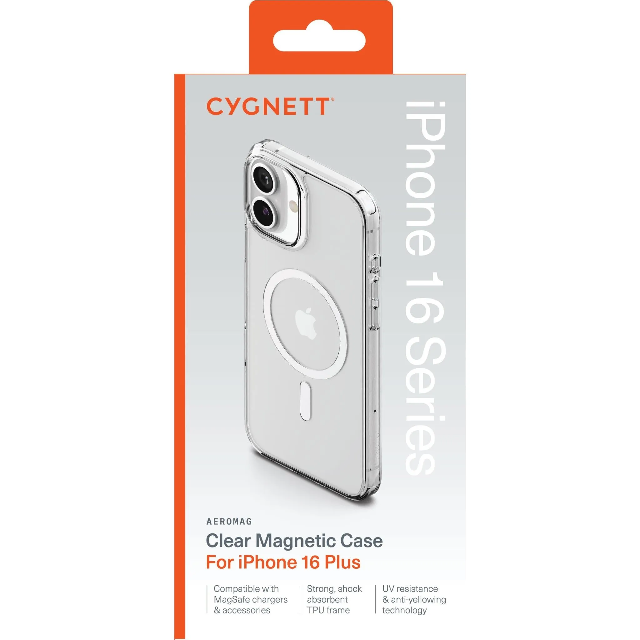 Cygnett AeroMag Case for iPhone 16 Plus (Clear)