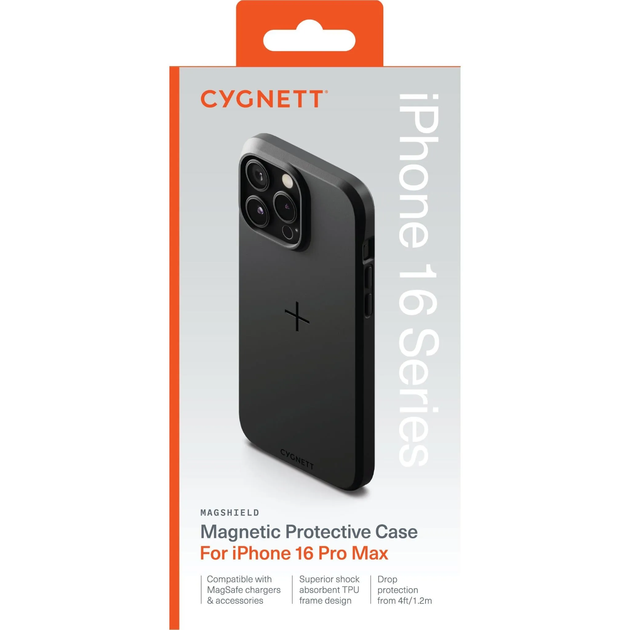 Cygnett MagShield Case for iPhone 16 Pro Max (Black)