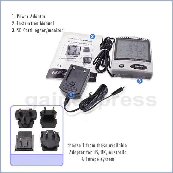 DLG-87799_SD Professional Humidity and Temperature SD Data Logger