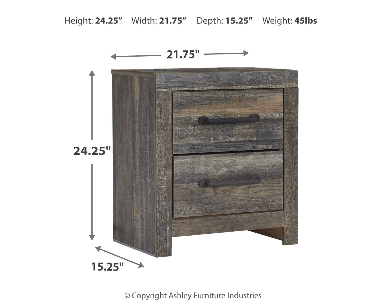 Drystan King Panel Bed with Storage with Mirrored Dresser, Chest and Nightstand in Multi