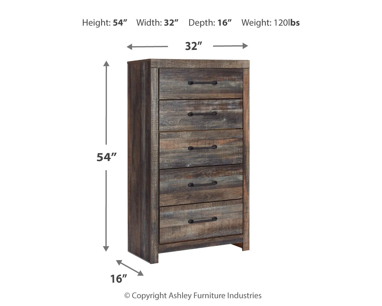 Drystan Queen Panel Bed with Mirrored Dresser, Chest and Nightstand in Multi