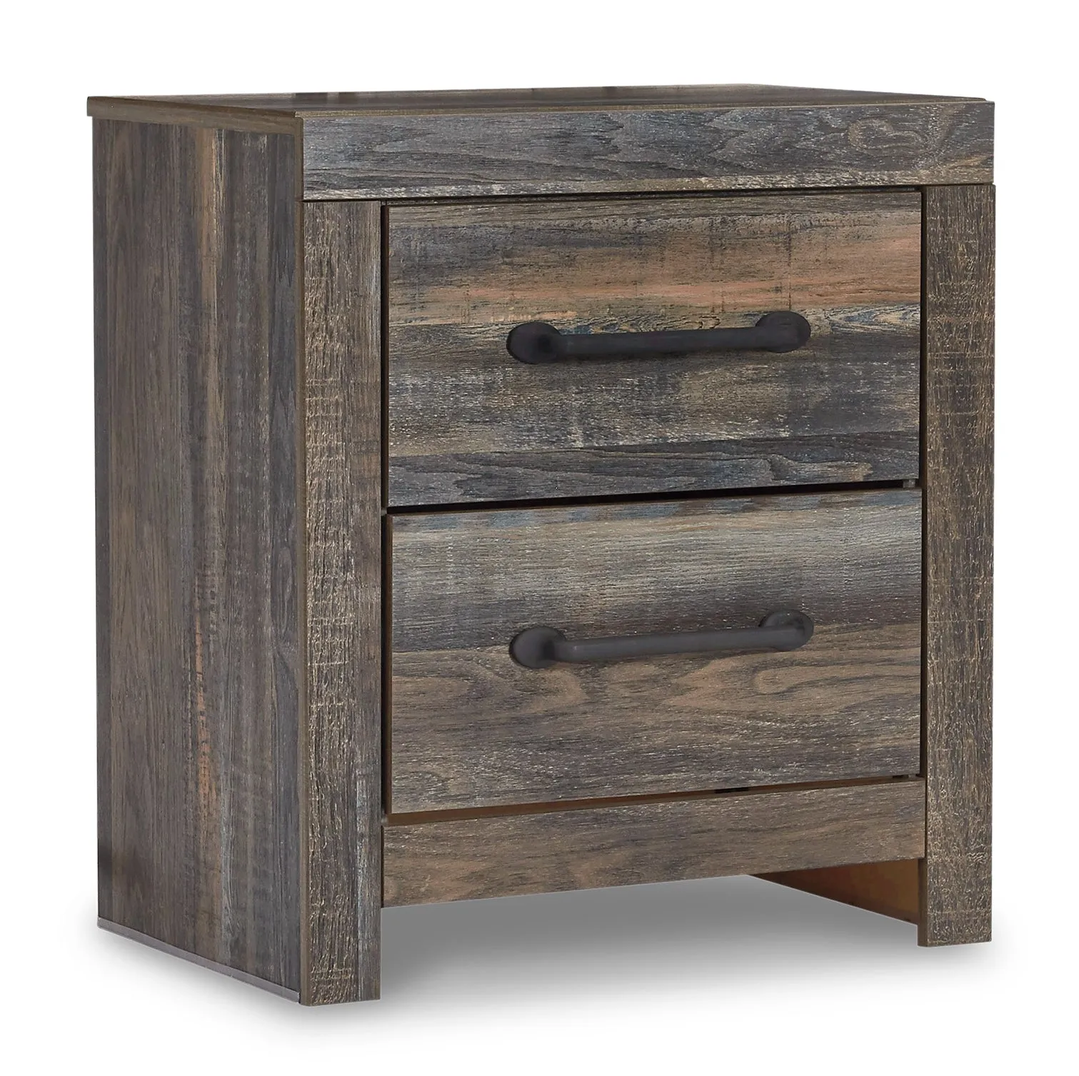 Drystan Queen Panel Bed with Mirrored Dresser, Chest and Nightstand in Multi