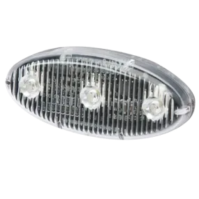 ECO ED0002A ECCO Stick-A-LED Warning Light (2.4" Oval, Amber, Self-Adhesive)