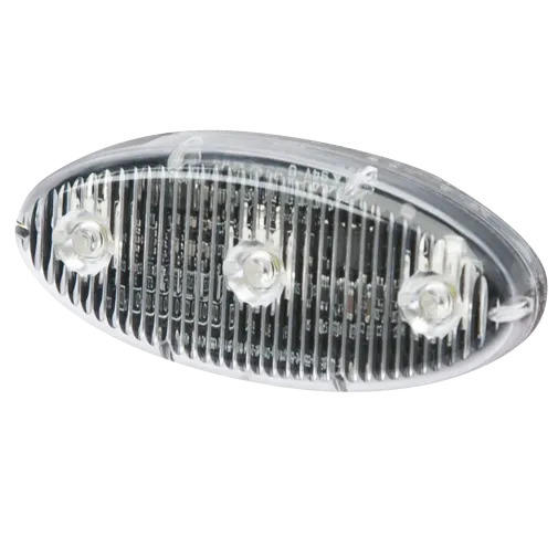 ECO ED0002A ECCO Stick-A-LED Warning Light (2.4" Oval, Amber, Self-Adhesive)