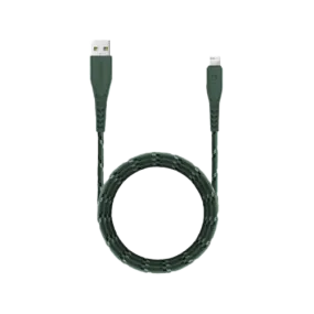 Energea Nyloflex USB-A To Lightning Cable 1.5M Green