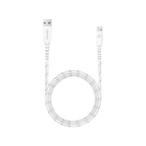 Energea Nyloflex USB-A To Lightning Cable 1.5M White