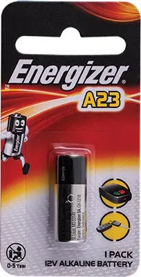 ENERGIZER 12V ALKALINE BATTERY 1 PACK: A23 (MOQ 12)
