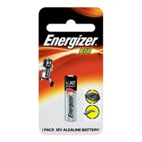 ENERGIZER 12V ALKALINE BATTERY 1 PACK:  A27 (MOQ12)