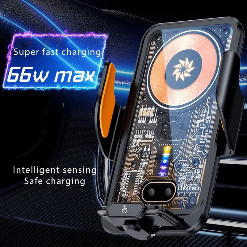 Fabufabu Wireless Car Charger 15W Fast Charging