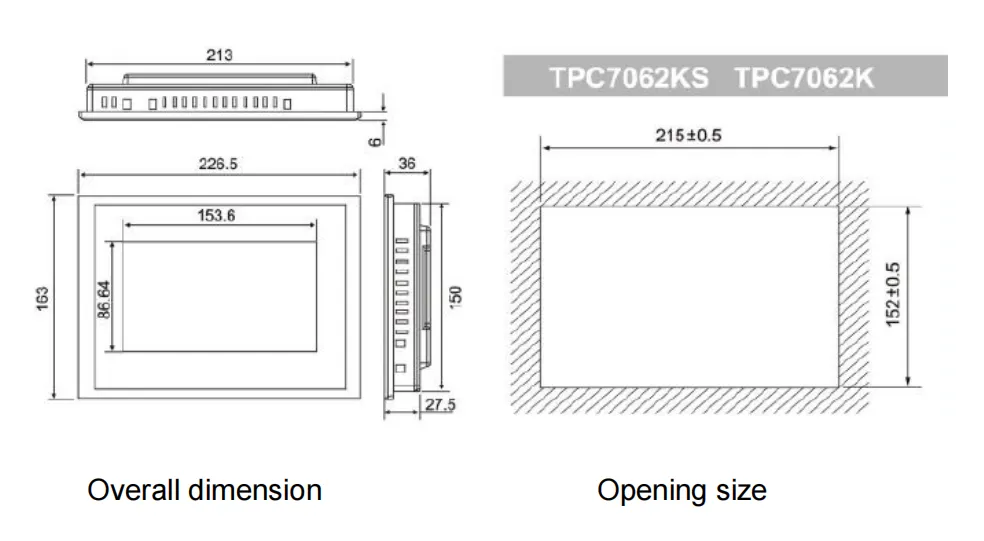 Fast ONE 7"HMI Panel, For Fast One AHF or SVG Modules