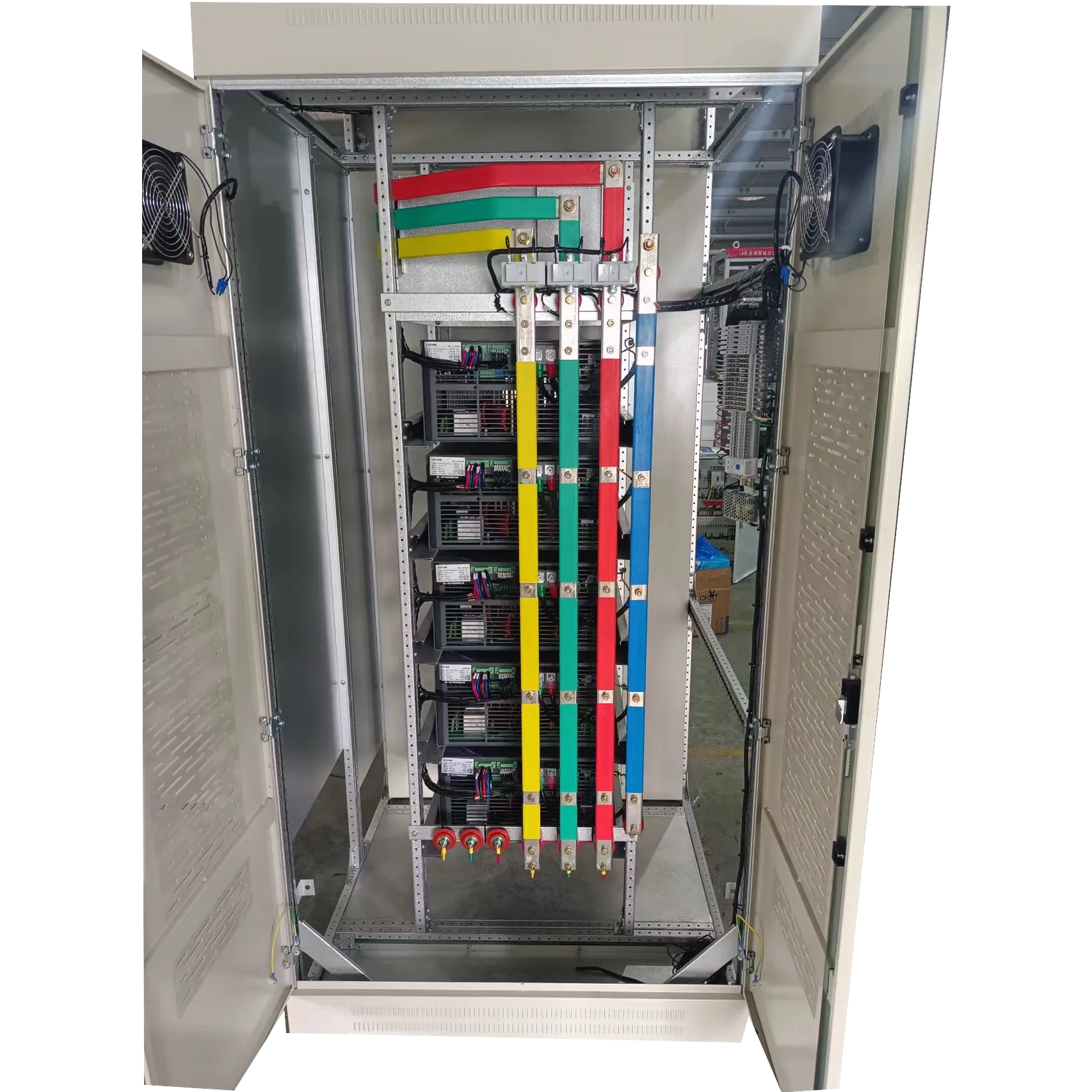 Fast ONE Complete AHF 200A-400V, Active Harmonic Filter & Static Var Generator, 140kvar/200 Amp @ 45 Deg C, 3 Phase 3 Wire, 400VAC  /-20%, L:950 x W:950 x H:2200mm