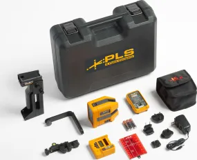 Fluke PLS 180R RBP SYS, Cross Line Red Laser System with Rechargeable Battery