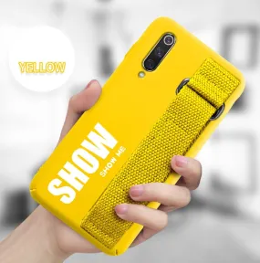 For Samsung Galaxy S20 S10 Plus S10e Lite S9 S8 Note 10 5G 9 8 A9S A8S A6S Case Soft Silicon Matte Cover Hand Strap Case Funda