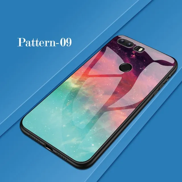 For Xiaomi Redmi K20 5 Plus S2 Note 4 4X 5 6 7 8 Pro 8T Colorful Glass Cover Phone Case For Xiaomi mi 8 9 SE A2 Lite 9T A3 Coque