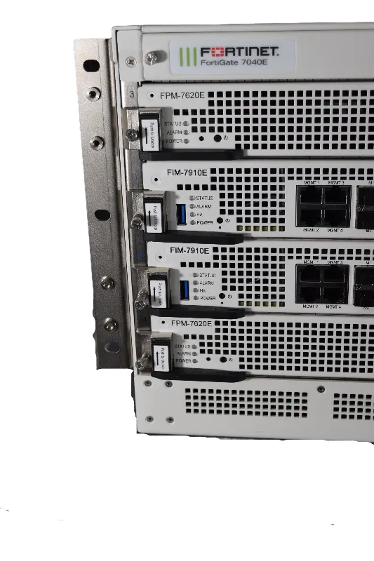 FortiGate 7040E Firewall | 2x FPM-7620E | 2x FIM-7910E | 4x Avago AFBR-8420Z