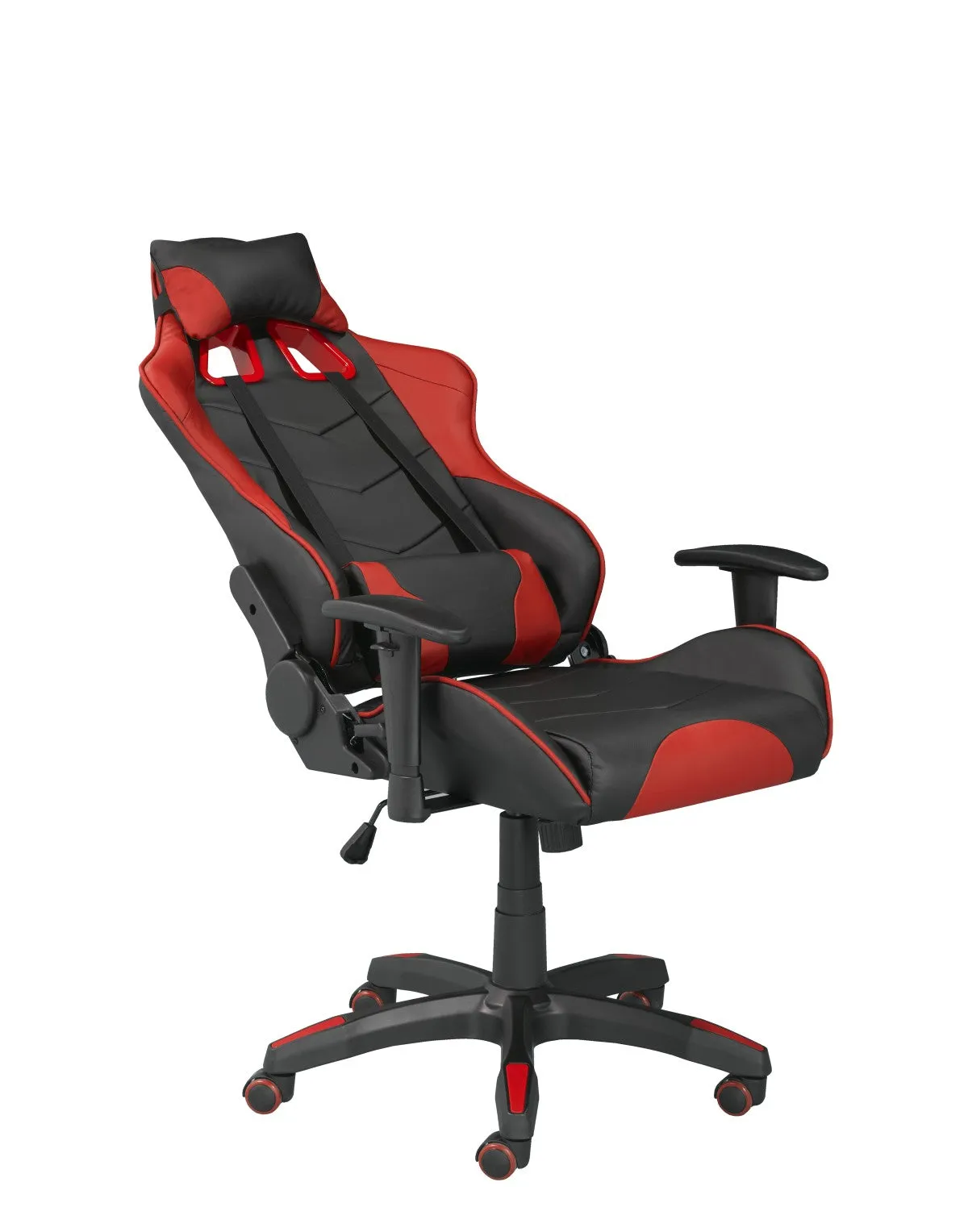 Gaming Desk & Chair Set, Red/Black