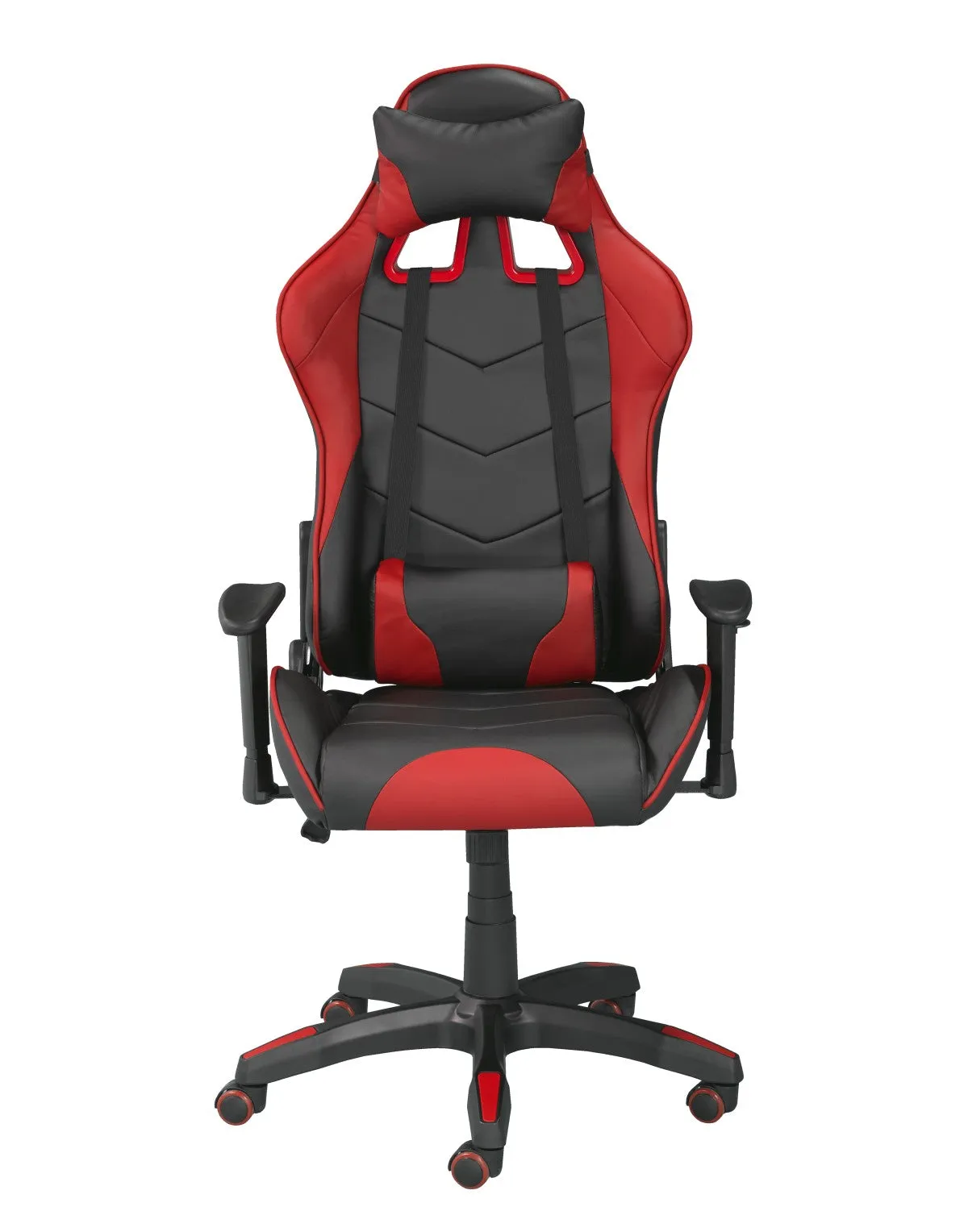 Gaming Desk & Chair Set, Red/Black
