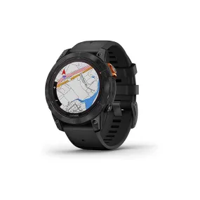 Garmin fēnix 7 Pro Men's Black Built-in Flashlight Solar Charging Capability Solar Edition (No Wi-Fi) Multisport GPS Smartwatch - 010-02777-02