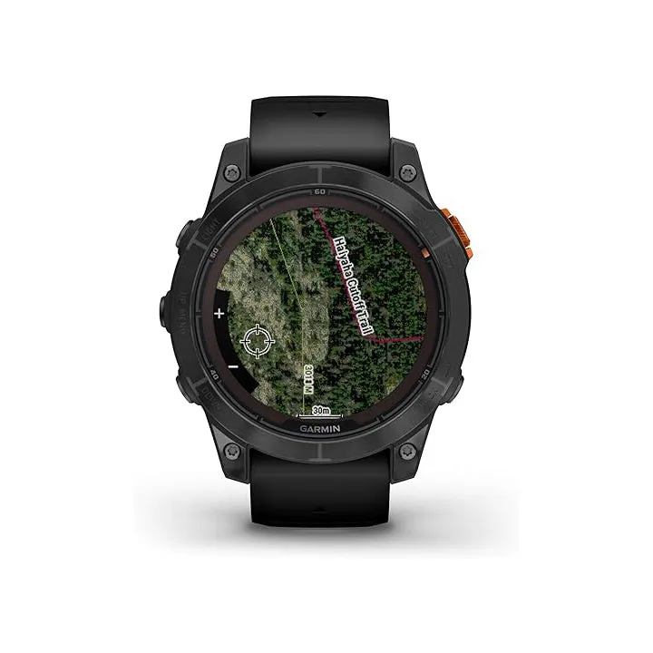 Garmin fēnix 7 Pro Men's Black Built-in Flashlight Solar Charging Capability Solar Edition (No Wi-Fi) Multisport GPS Smartwatch - 010-02777-02
