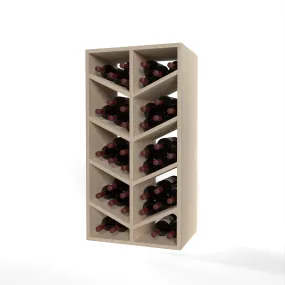 GrandCellar™ - 4 Column Full-Depth Chevron Wine Bin - 36"