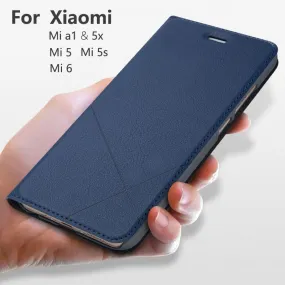 Hand Made For Xiaomi Mi 9T Pro 9 8 lite SE A3 A2 A1 6X lite 5X 5S Mi 5 6 Leather Case For Mi Max 3 2 Flip Cover Card Slot Stand