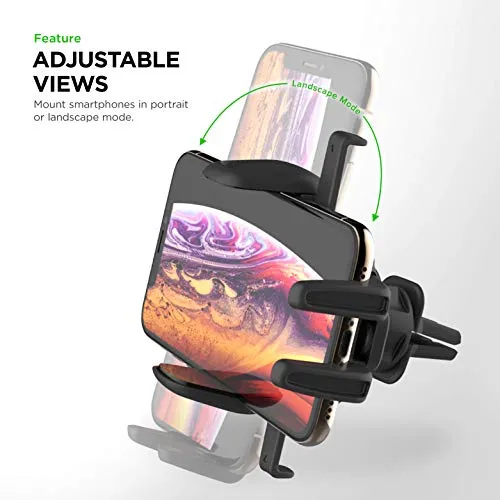 iOttie Easy One Touch 5 Air Vent Car Mount Phone Holder for iPhone, Samsung, Moto, Huawei, Nokia, LG, Smartphones