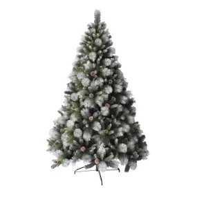 Jingles 7ft Frosted Kilbroney Fir Christmas Tree