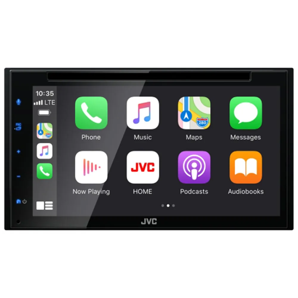 JVC Double DIN AV Receiver 6.8" Capacitive Touch Monitor Bluetooth KW-M560BT