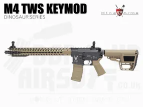 King Arms M4 TWS KeyMod Dinosaur - Tan