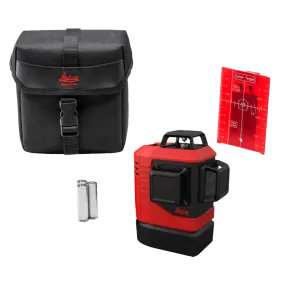 Leica Lino L6Rs-1, 3x360° Laser, Red beam, Alkaline, Softcase