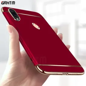 Luxury Plating Case For Xiaomi Redmi 7 4X 4A Note 6 Pro Hard Back Cover Case For Redmi Note 7 Pro Redmi S2 6A 6 Pro Phone Case