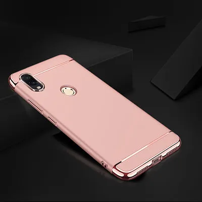 Luxury Plating Case For Xiaomi Redmi 7 4X 4A Note 6 Pro Hard Back Cover Case For Redmi Note 7 Pro Redmi S2 6A 6 Pro Phone Case
