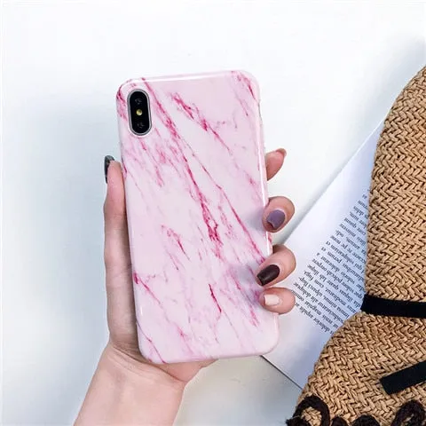 Marble X Cases For iphone X XS Max Case Soft TPU Back Cover For iphone XS XR iphone 8 7 6 6S Plus case Phone Case cover