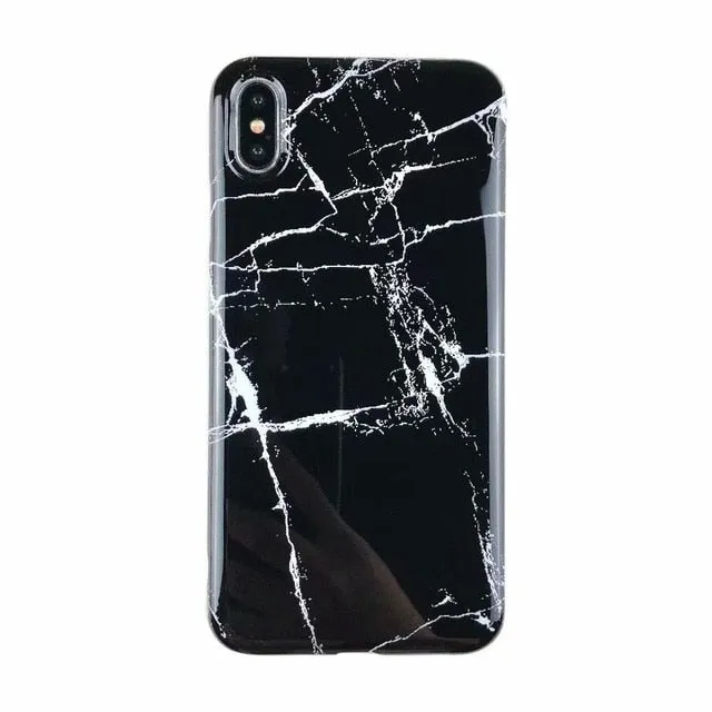 Marble X Cases For iphone X XS Max Case Soft TPU Back Cover For iphone XS XR iphone 8 7 6 6S Plus case Phone Case cover