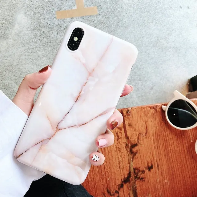 Marble X Cases For iphone X XS Max Case Soft TPU Back Cover For iphone XS XR iphone 8 7 6 6S Plus case Phone Case cover