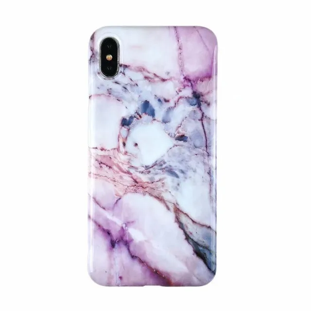 Marble X Cases For iphone X XS Max Case Soft TPU Back Cover For iphone XS XR iphone 8 7 6 6S Plus case Phone Case cover