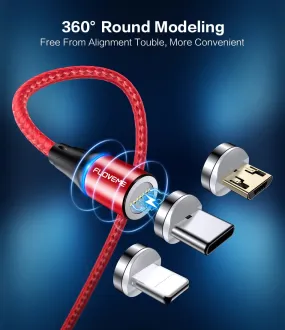 Micro Usb Cable For iphone Usb Type C Fast Charging Adapter Magnet Charger Wire For Samsung Xiaomi Cord