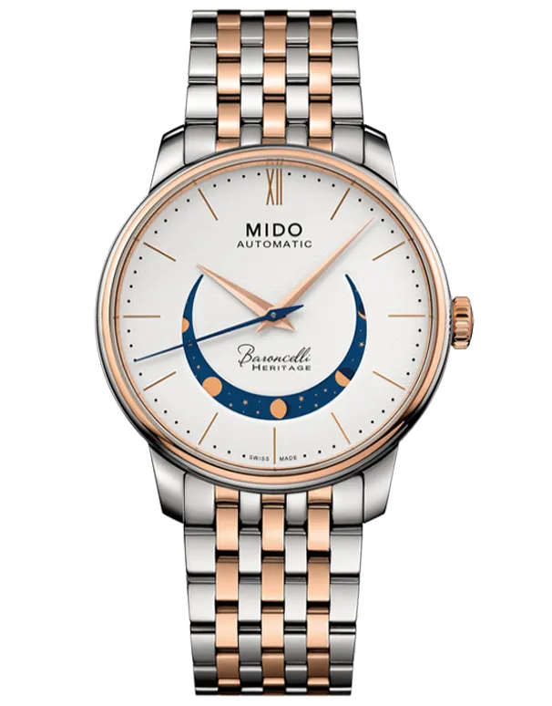 MIDO - Baroncelli Smiling Moon Automatic Men's Watch  - M0274072201001 - 784939