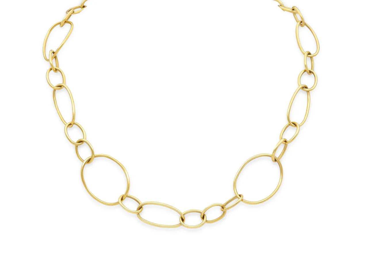 Multi-Link Necklace in 18K Gold