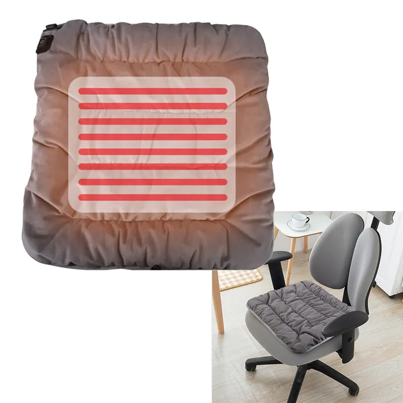 Multifunction Electric Heating Cushion USB Charging Car Home Heating Seat Cushion