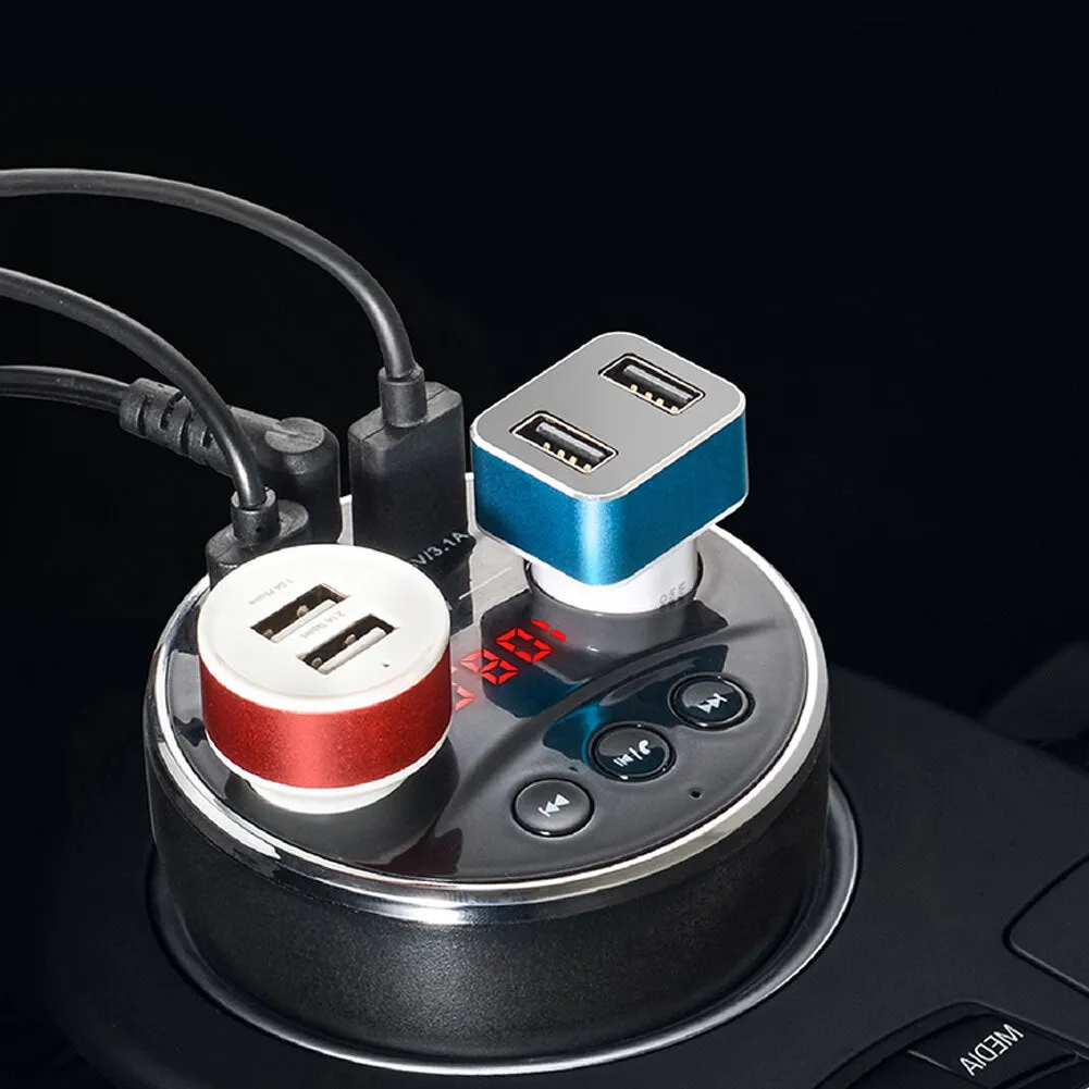Multifunctional Charging Cup Car Charger Bluetooth-compatible Fm